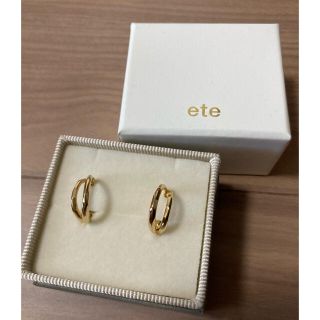 ete - お取置き中 ete ハグイヤリング ダブルラインの通販 by