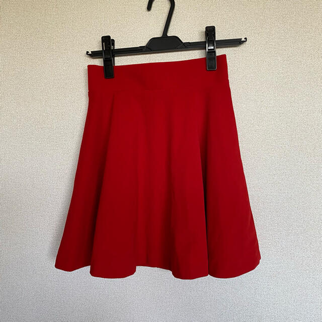 BLISS POINT(ブリスポイント)のブリスポイント　赤いスカート レディースのスカート(ミニスカート)の商品写真