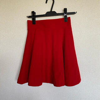 ブリスポイント(BLISS POINT)のブリスポイント　赤いスカート(ミニスカート)