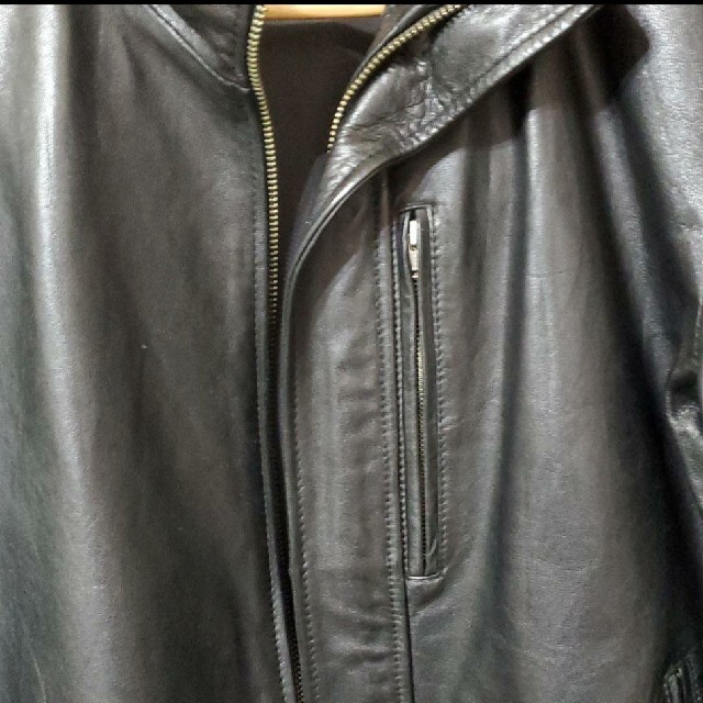 UNITED ARROWS(ユナイテッドアローズ)の良品❗ユナイテッドアローズ羊革レザーライダースジャケット メンズのジャケット/アウター(ライダースジャケット)の商品写真