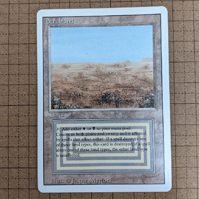 通信販売 英語版《Scrubland》 3ED リバイズド デュアルランド 再録