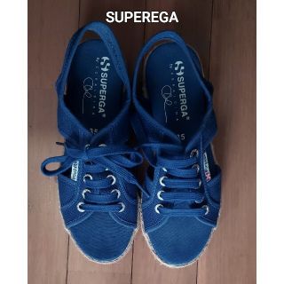 スペルガ(SUPERGA)の大変美品　SUPERGA 極可愛いサンダルスニーカー　レア(スニーカー)