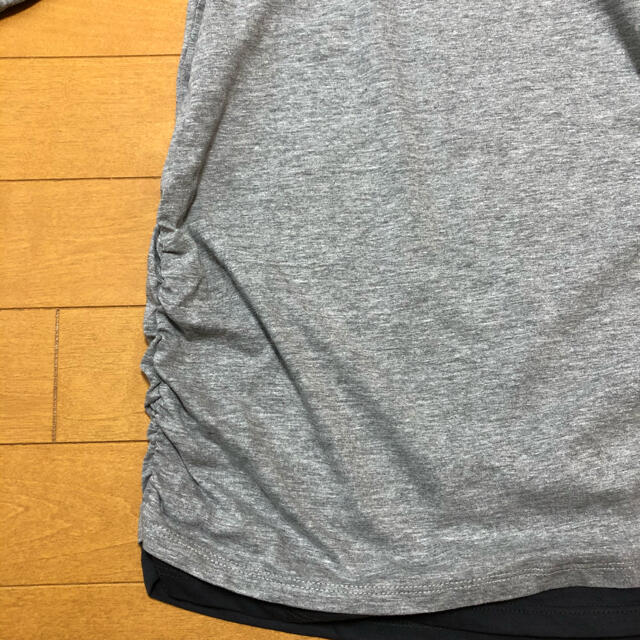 長袖Tシャツ　カットソー　L レディースのトップス(Tシャツ(長袖/七分))の商品写真