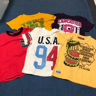 Tシャツ 男の子　5点セット　まとめ売り(Tシャツ/カットソー)