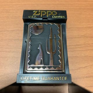 ジッポー(ZIPPO)のZIPPO オオカミ サボテン LIFETIME(タバコグッズ)