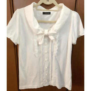 白トップス Lサイズ(Tシャツ(半袖/袖なし))