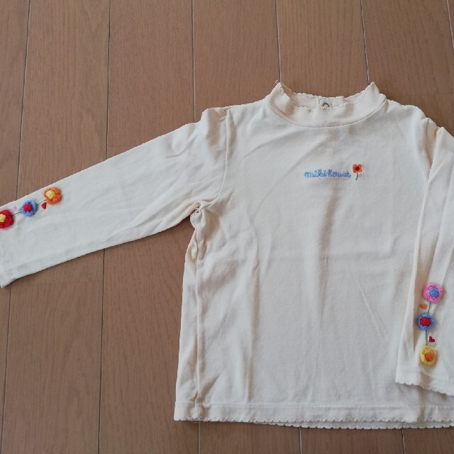 ◆MIKIHOUSE◆ミキハウス◆薄手の長袖◆100cm◆ キッズ/ベビー/マタニティのキッズ服女の子用(90cm~)(Tシャツ/カットソー)の商品写真