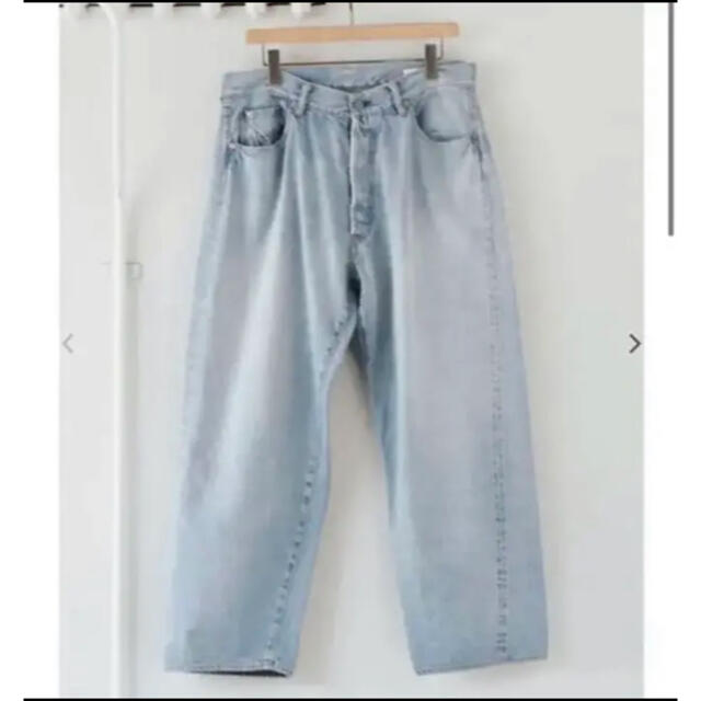 メンズ21SS comoli 5p denim BLEACH ブリーチデニム コモリ