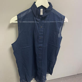 アメリカンアパレル(American Apparel)のAmerican apparel ノースリーブシャツ(シャツ/ブラウス(半袖/袖なし))