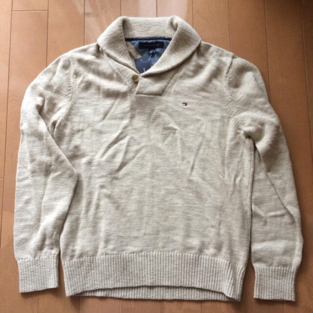 TOMMY HILFIGER(トミーヒルフィガー)のTOMMY HILFIGER コットンニット 新品！！ メンズのトップス(ニット/セーター)の商品写真