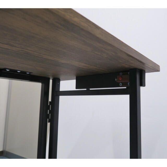 新品　テーブル　サイド　木目　折り畳み　机　作業台 8