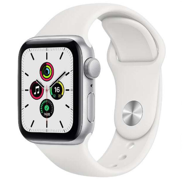 Apple Watch SE 40㎜ GPSモデル シルバー 開店祝い 15435円引き www