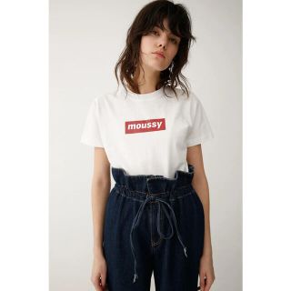 マウジー(moussy)のmoussy ボックスロゴTシャツ(Tシャツ/カットソー(半袖/袖なし))