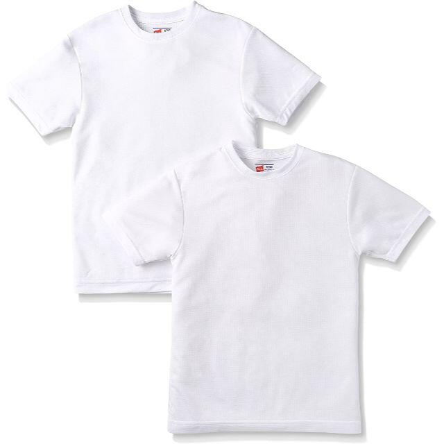 Hanes(ヘインズ)の新品　ヘインズ Tシャツ キッズ 2枚組 130cm キッズ/ベビー/マタニティのキッズ服男の子用(90cm~)(Tシャツ/カットソー)の商品写真