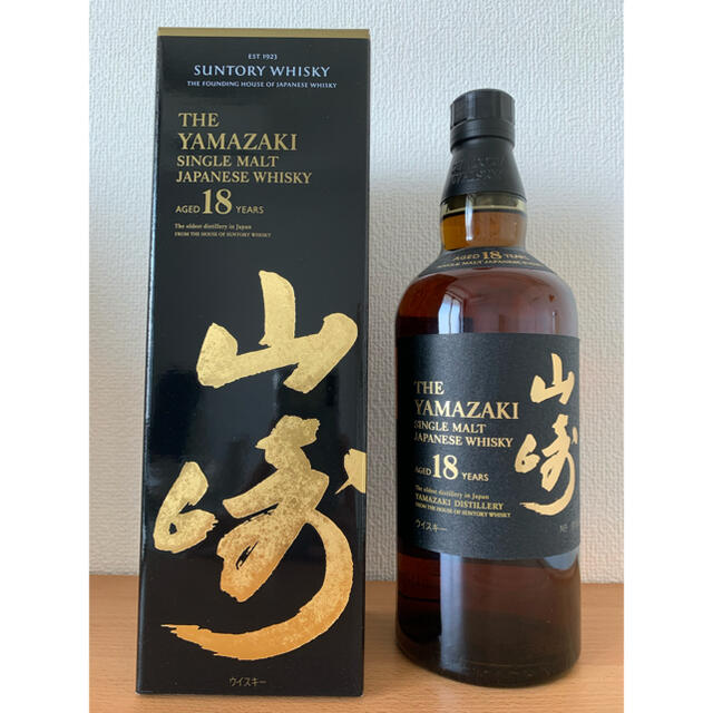 酒美品　サントリー山崎18年　箱付