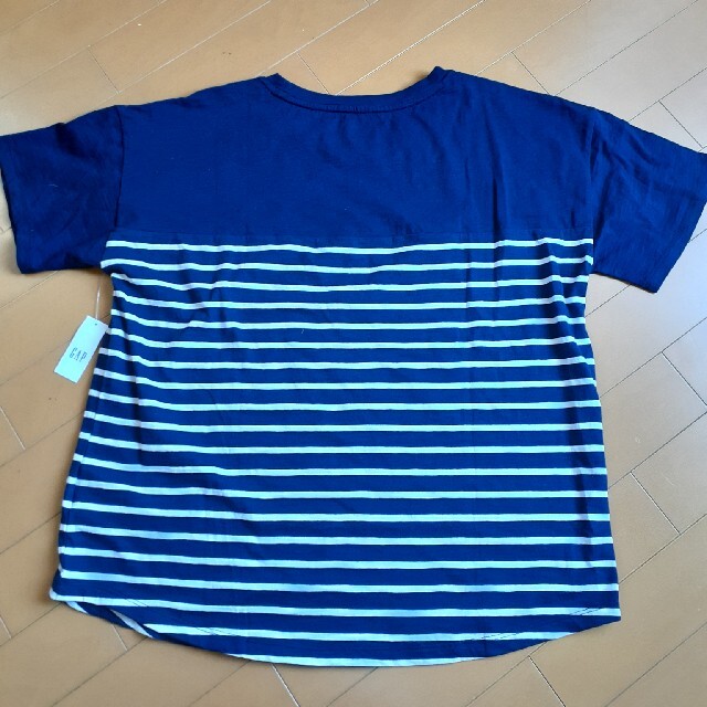 GAP(ギャップ)の【新品】GAPボーダーTシャツL レディースのトップス(Tシャツ(半袖/袖なし))の商品写真