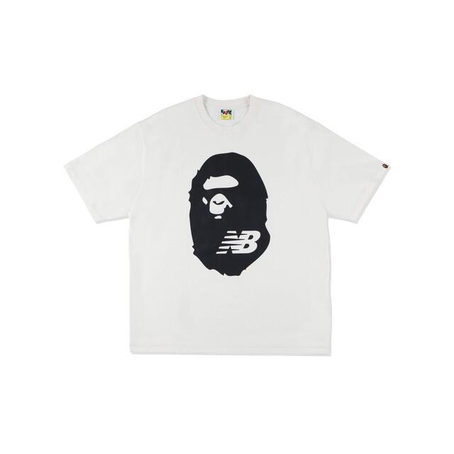 BAPE×NEW BALANCE S/S TEE 2XLサイズ WHITE