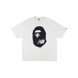 アベイシングエイプ(A BATHING APE)のBAPE×NEW BALANCE S/S TEE 2XLサイズ WHITE(Tシャツ/カットソー(半袖/袖なし))