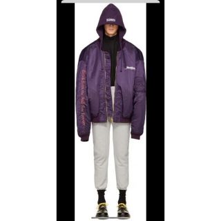 VETEMENTS TOTAL FUCKING DARKNESS BOMBER(フライトジャケット)