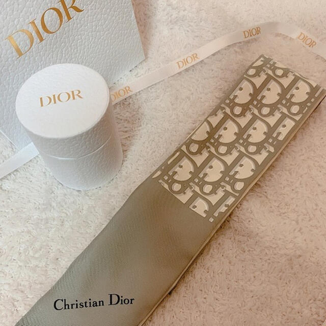 Christian Dior(クリスチャンディオール)のDIOR ミッツァ スカーフ オブリーク グレー レディースのファッション小物(バンダナ/スカーフ)の商品写真