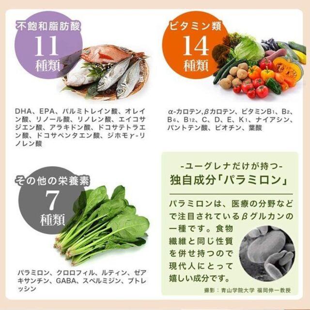 内側から健康に！ユーグレナ・プラス 93カプセル 食品/飲料/酒の健康食品(青汁/ケール加工食品)の商品写真