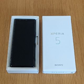 エクスペリア(Xperia)のXperia 5 SIMフリー国内版 J9260 ブラック(スマートフォン本体)