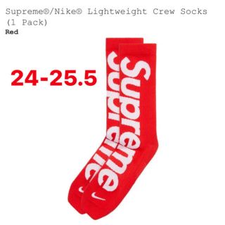 シュプリーム(Supreme)のSupreme Nike Lightweight Crew Socks サイズ2(ソックス)