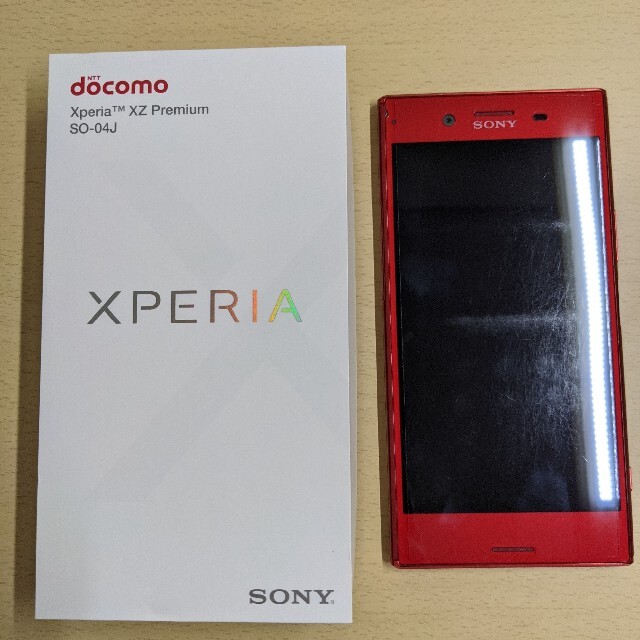 SONY - SONY XPERIA XZ PREMIUM Rosso スマートフォンの通販 by ...