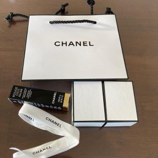 シャネル(CHANEL)のCHANEL 紙袋　リップの空き箱　リボン(ラッピング/包装)