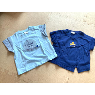 アカチャンホンポ(アカチャンホンポ)の子供服 80 男の子 ブルー 半袖 Tシャツ ベビー キッズ 赤ちゃん本舗(Tシャツ/カットソー)
