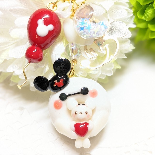 クマキティ ドーナツ ハンドメイド スイーツデコ キーホルダー