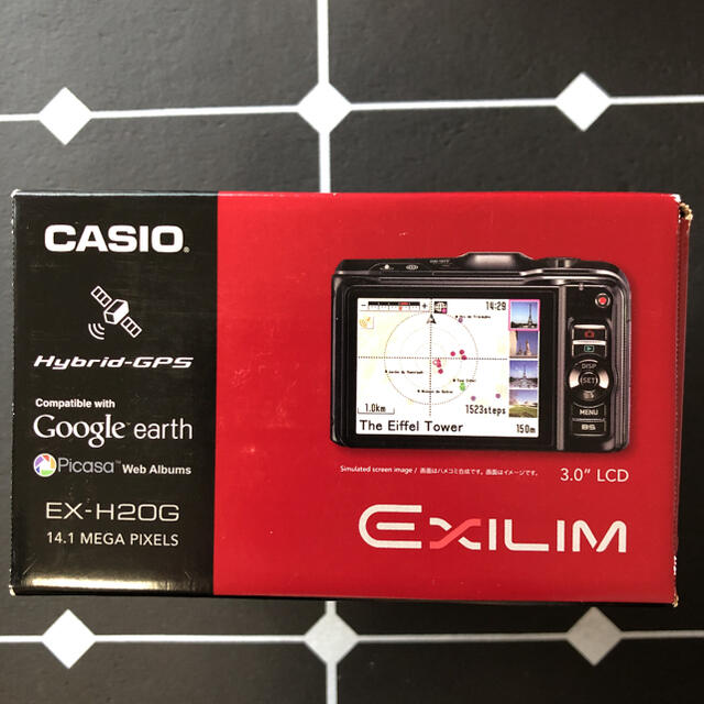 CASIO(カシオ)の【新品】カシオEXILIMデジタルカメラEX-H20G スマホ/家電/カメラのカメラ(コンパクトデジタルカメラ)の商品写真