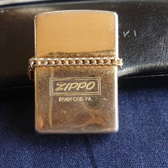 ZIPPO(ジッポー)のゴールド zippo メンズのファッション小物(タバコグッズ)の商品写真