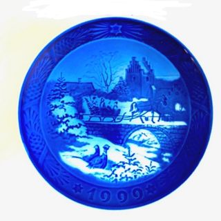 ロイヤルコペンハーゲン(ROYAL COPENHAGEN)の【ロイコペ】1999年イヤープレート　【箱つき】(置物)