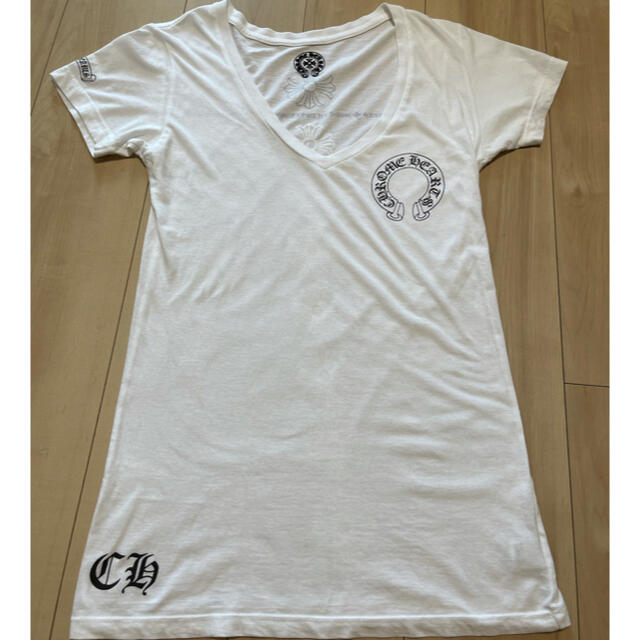 Chrome Hearts(クロムハーツ)のクロムハーツ  Tシャツ　ホワイト　M 女性用　ウィメンズ レディースのトップス(Tシャツ(半袖/袖なし))の商品写真