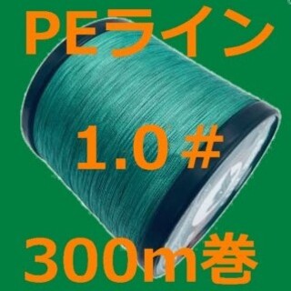 PEライン(4本編み),300m巻,1.0#(釣り糸/ライン)