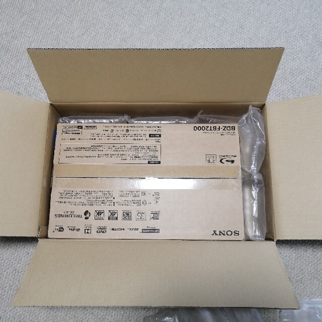 SONY BDZ-FBT2000 ソニー 2TB 3番組同時録画 4K対応 ブルーレイ
