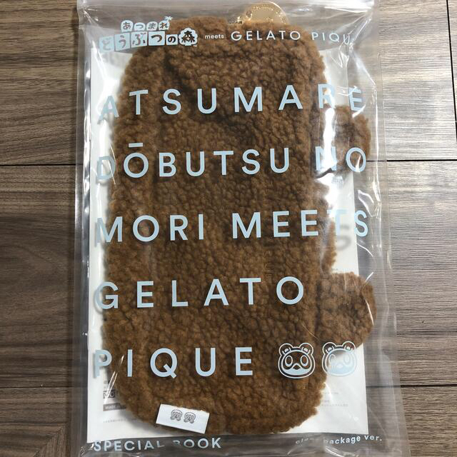 gelato pique(ジェラートピケ)のどうぶつの森 meets GELATO PIQUE キャラクターボアポーチ レディースのファッション小物(ポーチ)の商品写真