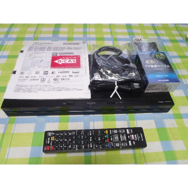 HDD1TB新 3番組録画 AQUOS ブルーレイレコーダー BD-NT1000 HDD1TB新 3番組録画 AQUOS ブルーレイレコーダー BD-NT1000