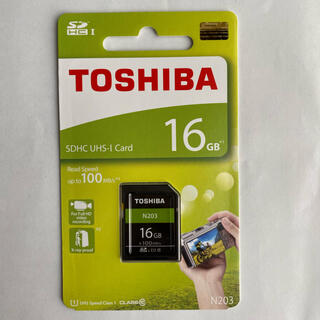 トウシバ(東芝)の東芝SDカード　16GB(その他)