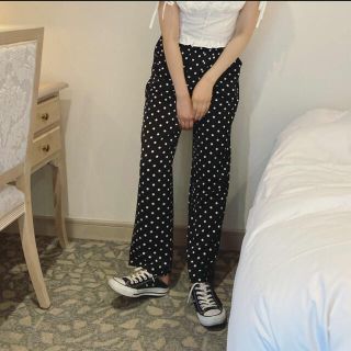 ワンアフターアナザーナイスクラップ(one after another NICE CLAUP)のspia vintage French dod pants ドットパンツ(カジュアルパンツ)