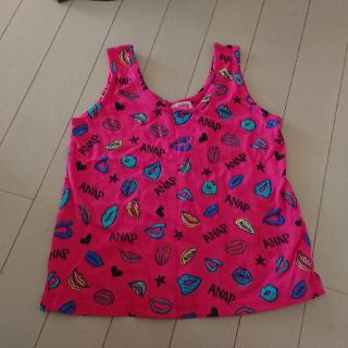 アナップキッズ(ANAP Kids)の新品未使用 anap kids 女の子 タンクトップ 120(Tシャツ/カットソー)