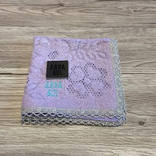 アナスイ(ANNA SUI)のアナスイタオルハンカチパープル(ハンカチ)