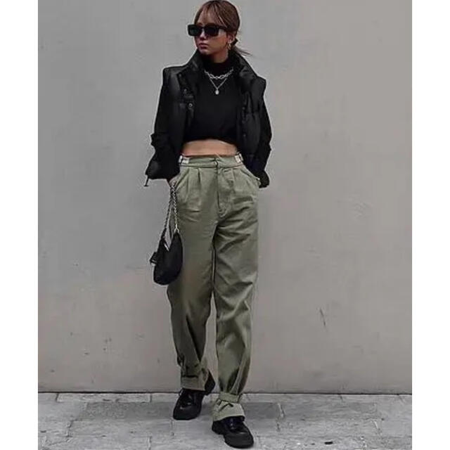 aclent　アクレント⭐︎2way piping slacks pants レディースのパンツ(カジュアルパンツ)の商品写真