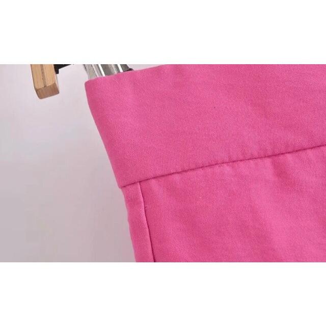 ZARA(ザラ)の🍀5月新作🎏4408◆pink ピンク ストレート ワイドパンツ  レディースのパンツ(カジュアルパンツ)の商品写真