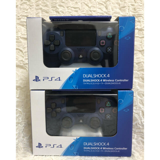 【新品未使用品】PS4 ワイヤレスコントローラー DUALSHOCK4 2個