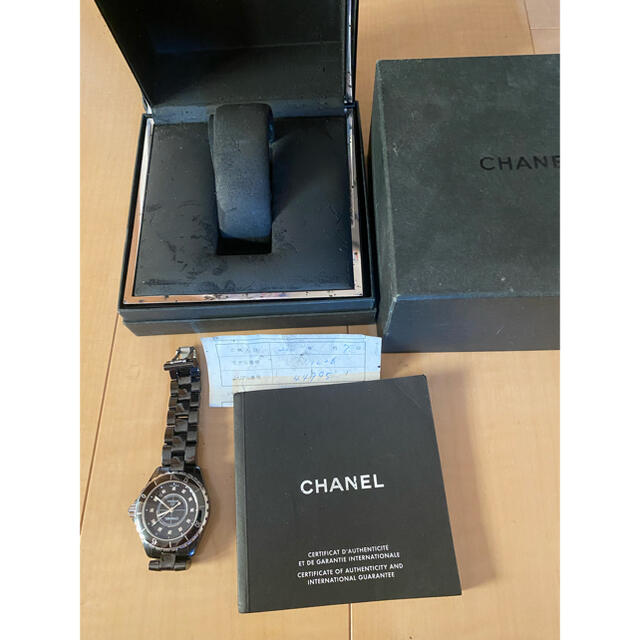 chanel J12自動巻きダイヤ正規代理店2011年購入美品