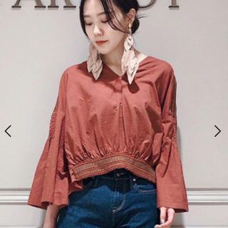 dept 大麻布ブラウス　majotae tunic botanical