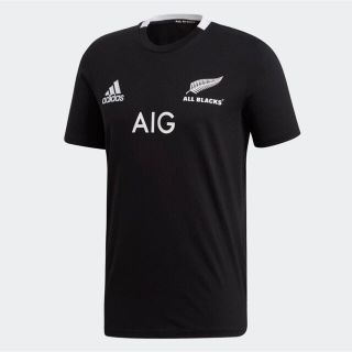 アディダス(adidas)のアディダス・オールブラックス 1ST レプリカTシャツ・ラグビー・日本Mサイズ(ラグビー)