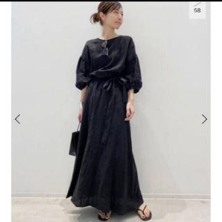 アパルトモンドゥーズィエムクラス(L'Appartement DEUXIEME CLASSE)の美品★アパルトモン★2020 Linen Madam ★(ロングワンピース/マキシワンピース)